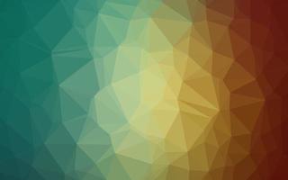 Light Green, Red vector polygon abstract backdrop.