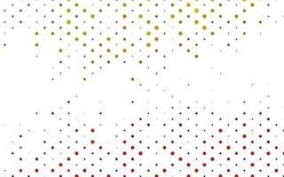 Light Green, Red vector backdrop with dots.