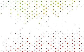 Light Green, Red vector backdrop with dots.