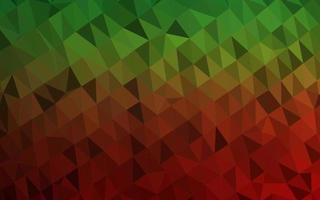 Light Green, Red vector polygonal background.