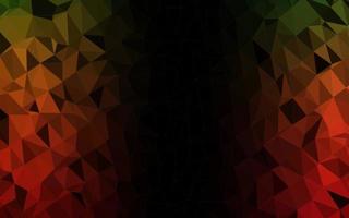 Light Green, Red vector abstract polygonal layout.