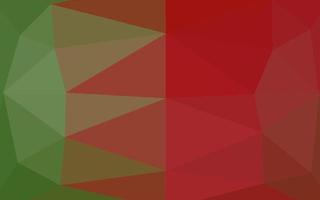 Light Green, Red vector polygon abstract backdrop.