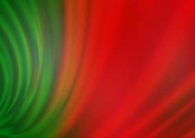 Light Green, Red vector blurred shine abstract background.