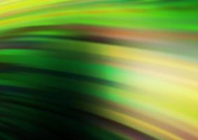 Dark Green, Yellow vector pattern with bubble shapes.