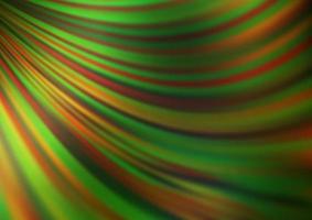 Dark Green, Yellow vector background with abstract lines.