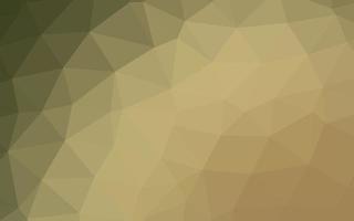 Light Green, Yellow vector shining triangular pattern.