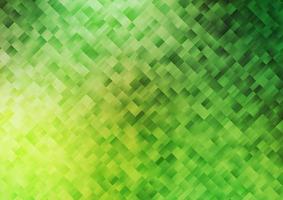 Light Green, Yellow vector pattern in square style.