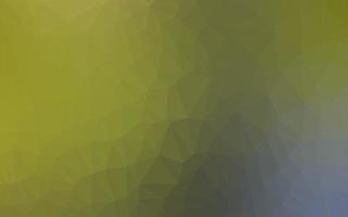 plantilla de triángulo borroso vector verde claro, amarillo.