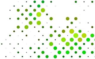 Light Green, Yellow vector template with circles.