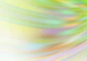 Light Green, Yellow vector blurred shine abstract pattern.