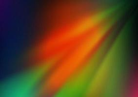 Dark Multicolor, Rainbow vector modern bokeh pattern.
