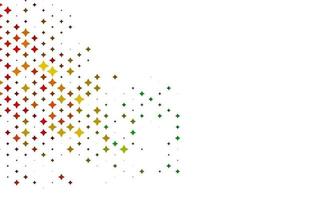 Light Multicolor, Rainbow vector background with colored stars.