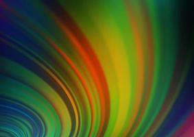 Dark Multicolor, Rainbow vector abstract background.