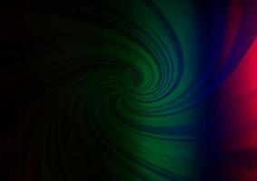 Dark Multicolor, Rainbow vector glossy abstract template.