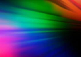 Dark Multicolor, Rainbow vector blurred shine abstract pattern.