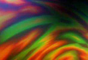 Dark Multicolor, Rainbow vector glossy abstract layout.