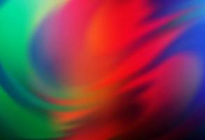 Dark Multicolor, Rainbow vector glossy abstract background.
