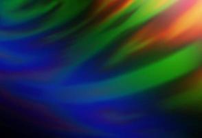 Dark Multicolor, Rainbow vector blurred shine abstract texture.