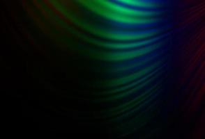 Dark Multicolor, Rainbow vector template with bubble shapes.