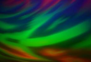 Dark Multicolor, Rainbow vector abstract blurred background.