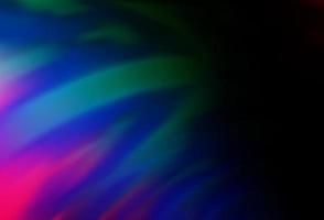 Dark Multicolor, Rainbow vector blurred pattern.