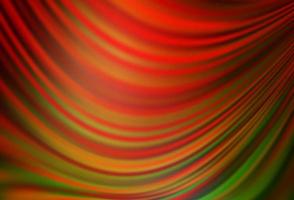Dark Multicolor, Rainbow vector pattern with liquid shapes.