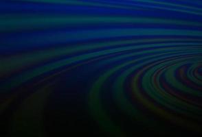 Dark BLUE vector pattern with liquid shapes.