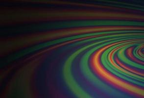 Dark Multicolor, Rainbow vector template with bubble shapes.