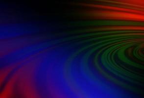 Dark Multicolor, Rainbow vector background with abstract lines.