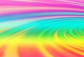 Light Multicolor, Rainbow vector background with liquid shapes.