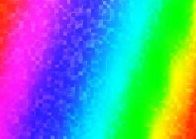 Light Multicolor, Rainbow vector pattern in square style.