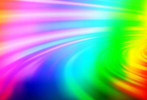 Light Multicolor, Rainbow vector background with bent lines.