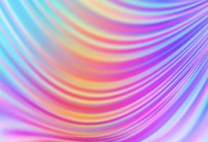 Light Multicolor, Rainbow vector template with lines, ovals.