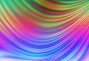 Light Multicolor, Rainbow vector template with lines, ovals.