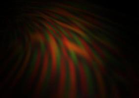 Dark Orange vector blurred shine abstract template.