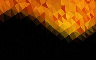 Light Orange vector polygonal template.