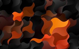 Light Orange vector background with abstract lines.