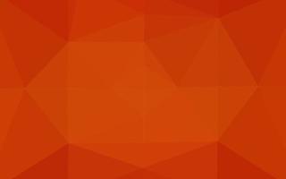 Light Orange vector polygon abstract background.