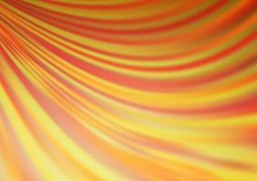 Light Orange vector background with curved circles.