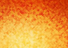 textura de vector naranja claro en estilo rectangular.