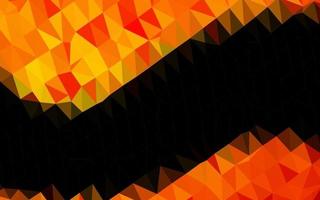 Light Orange vector polygonal pattern.