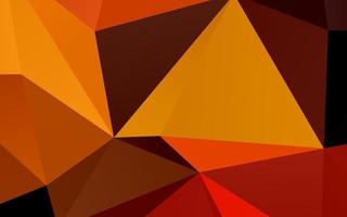 Light Orange vector polygonal pattern.