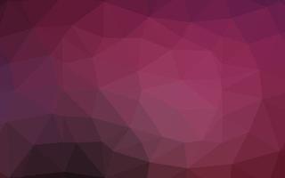 Dark Pink vector shining triangular template.