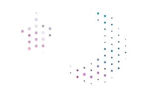Light Blue, Red vector layout with circle shapes.