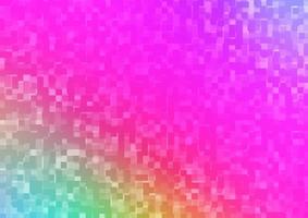 Light Pink vector template with crystals, rectangles.
