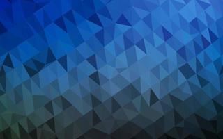 Dark BLUE vector abstract mosaic pattern.