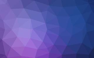 Dark Purple vector blurry triangle template.