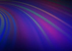 Dark Purple vector background with bent ribbons.