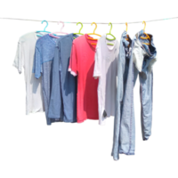 Clothes that are dried outside png