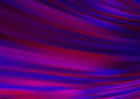 Dark Purple vector background with bent lines.